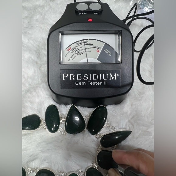 Jadeite 925 Large Gemstone Necklace ONLY - Picture 7 of 9